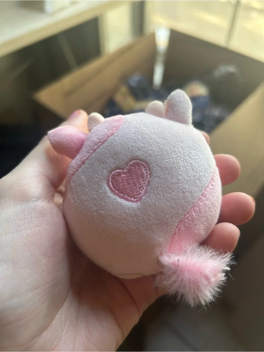 Strawberry Cow Mini Squishmallow